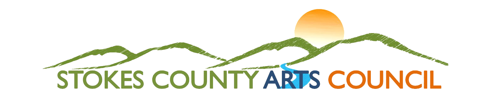 Stokes Arts Logo - River -Transparent w Outline