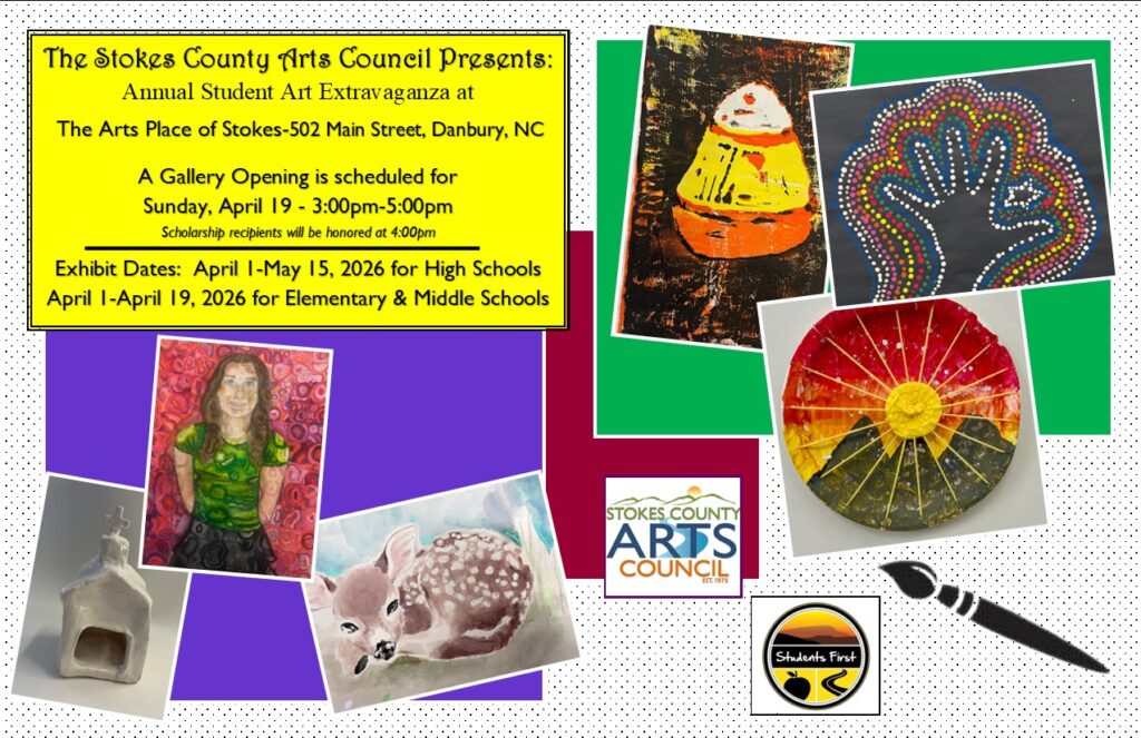 Postcard Front Student Exhibit April 1-May 15, 2026