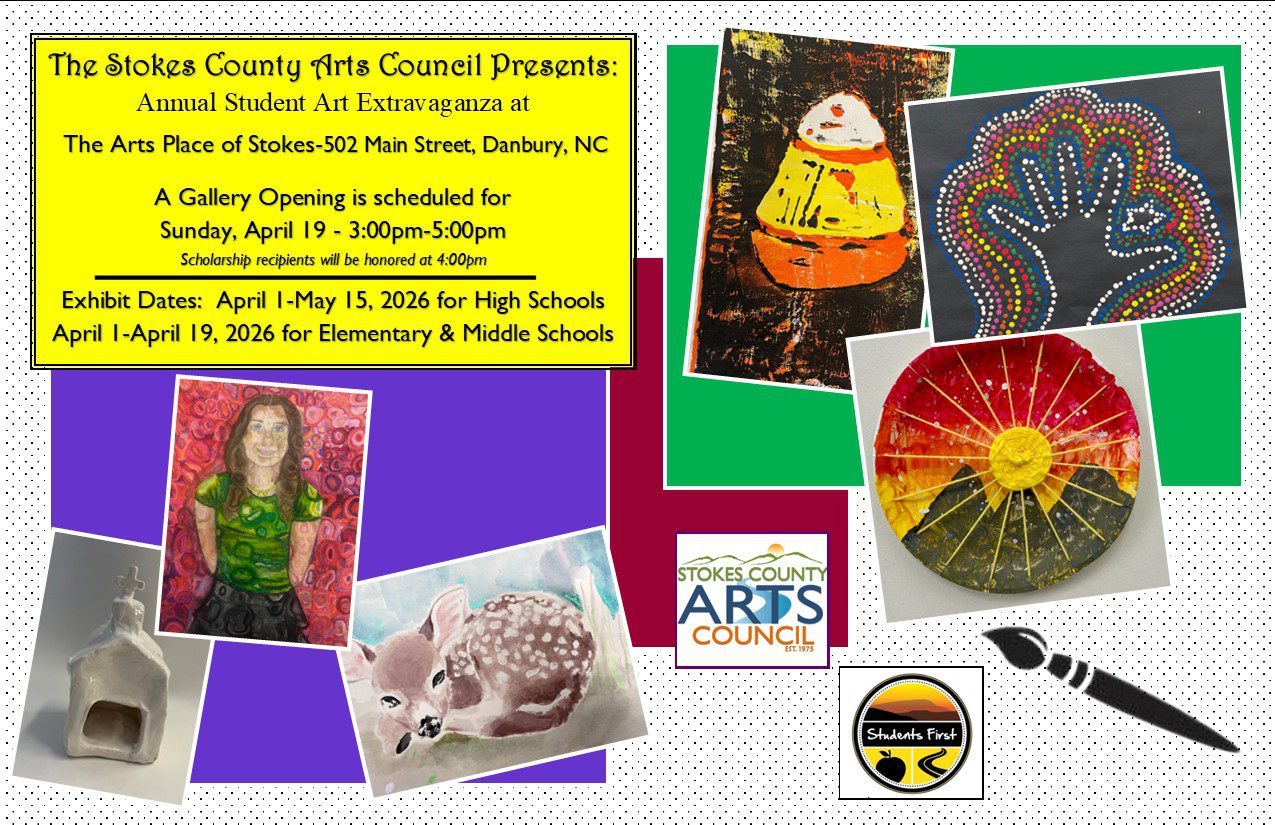 Postcard Front Student Exhibit April 1-May 15, 2026