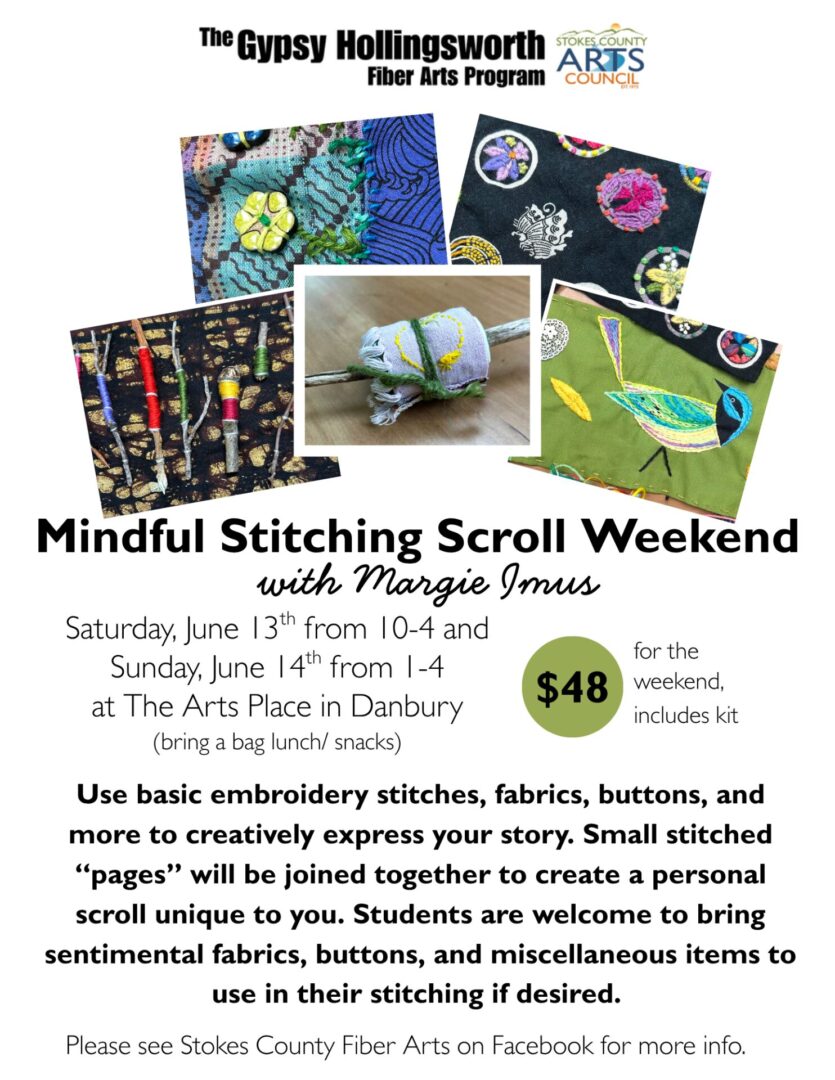 Mindful Stitching Weekend portrait