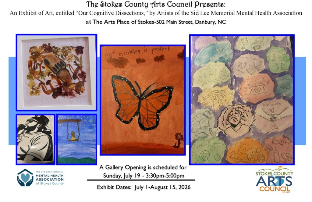 Postcard Front Sid Memorial Mental Health Association Lee July 1-August 15, 2026