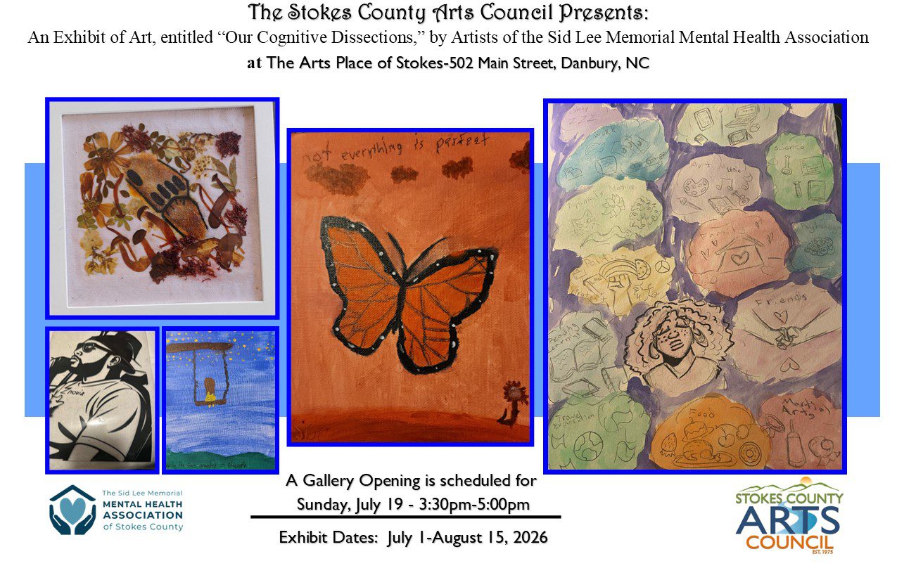 Postcard Front Sid Memorial Mental Health Association Lee July 1-August 15, 2026
