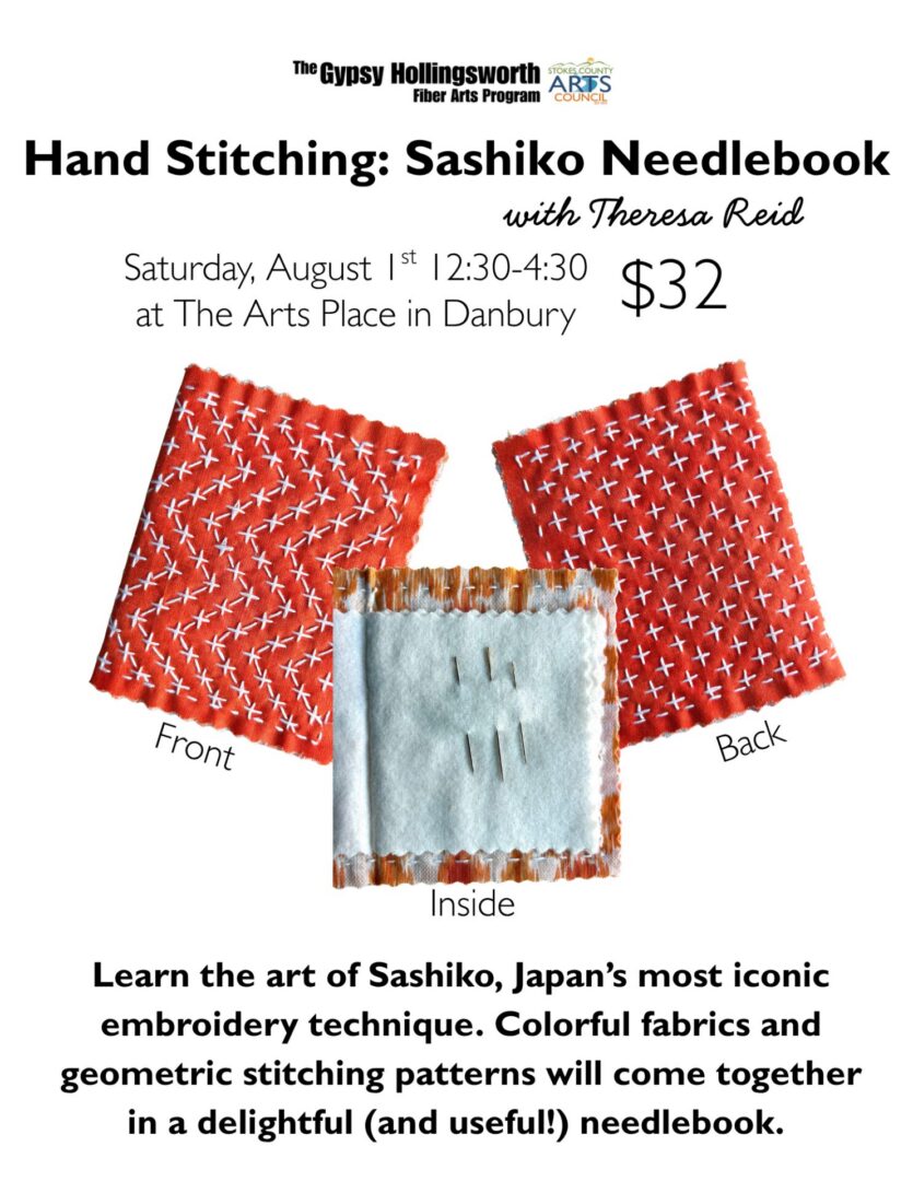 Sashiko Needlebook Portrait