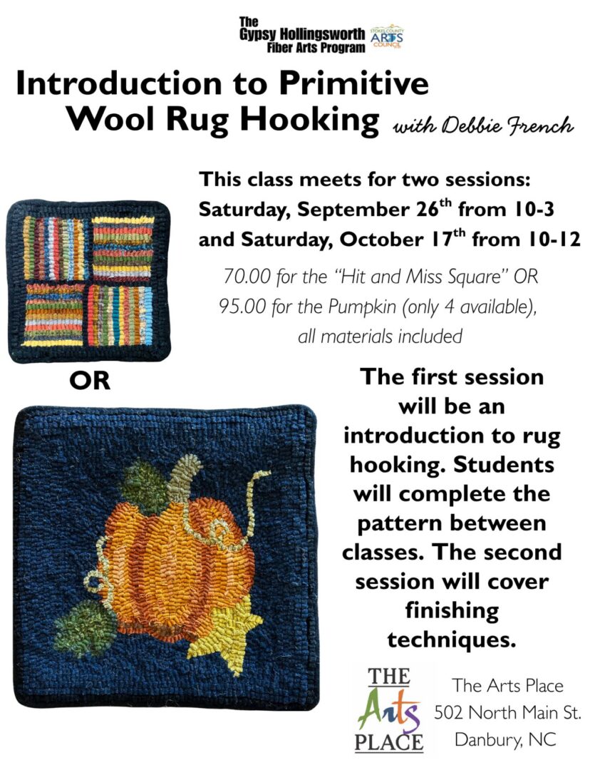 Rug Hooking Fall 2026 Portrait