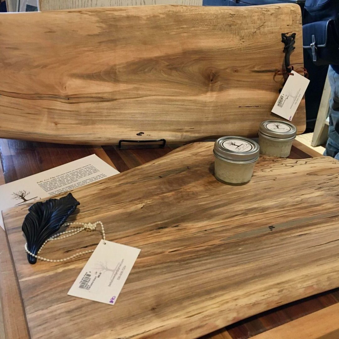 Karen Angell: Woodworking/Charcuterie Boards